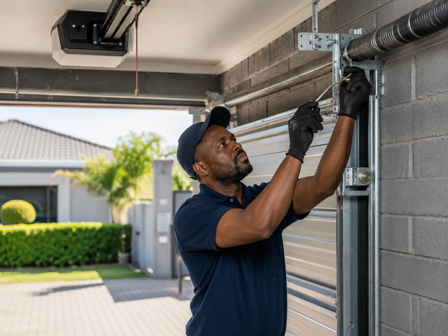 Professional garage door installation and gate motor services in Zimbabwe