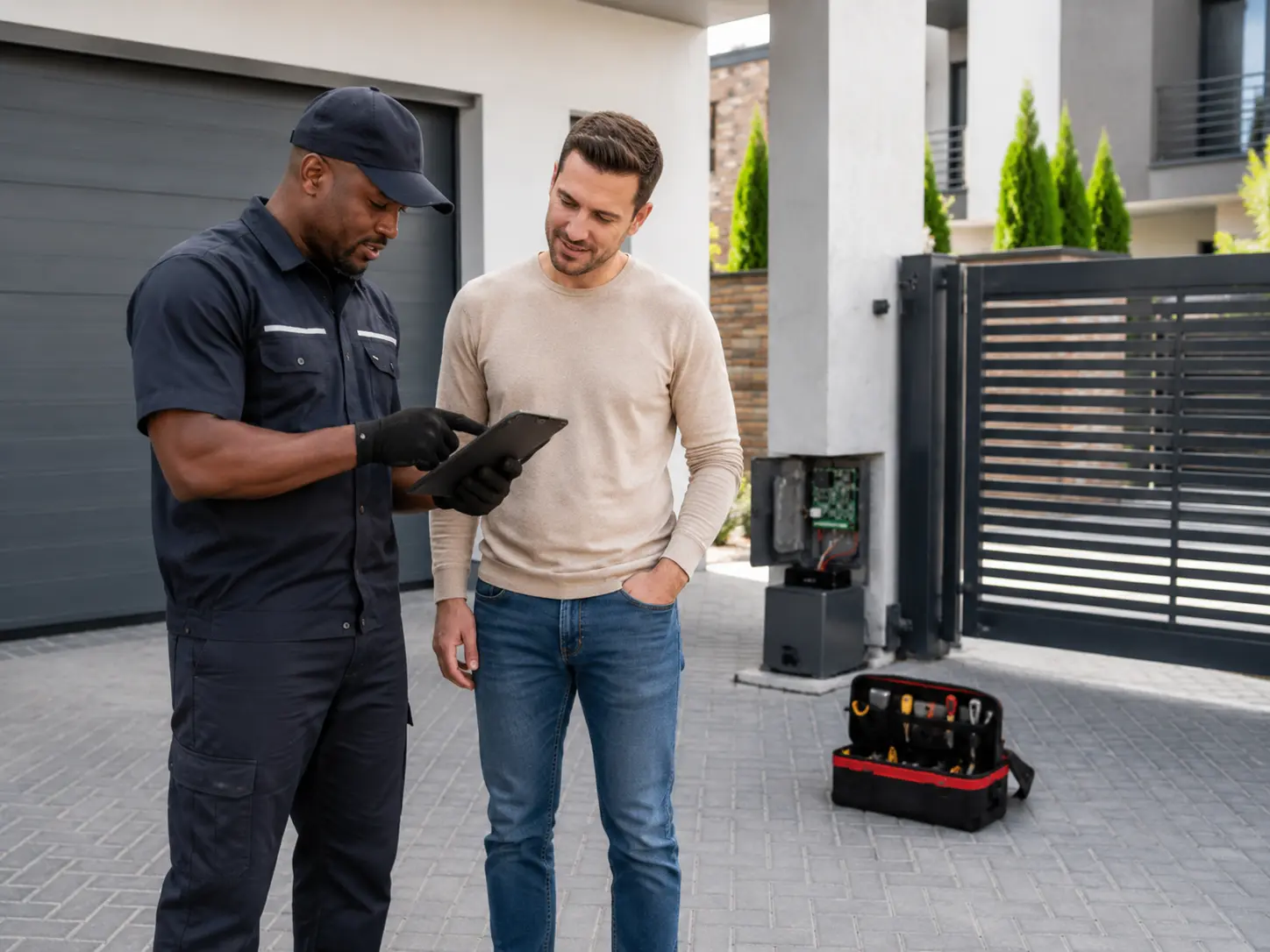 Garage door servicing and gate motor servicing in Zimbabwe