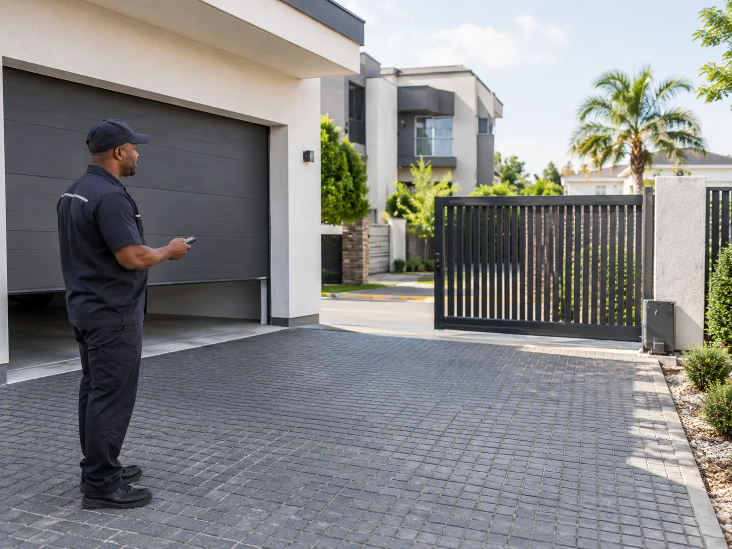 Commercial and industrial garage door and gate motor services in Zimbabwe