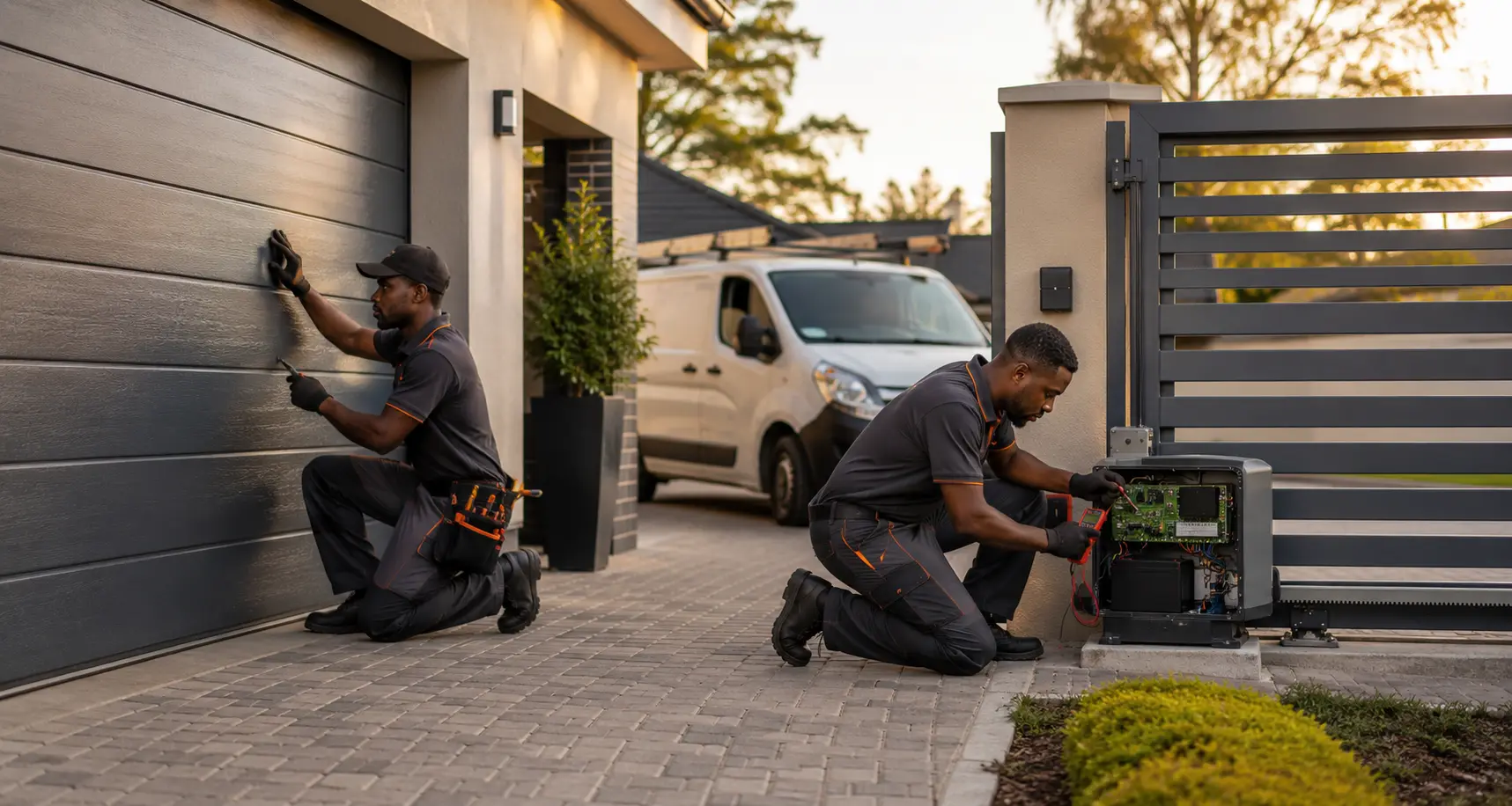 Garage door repairs, gate motor repairs and access automation services in Zimbabwe