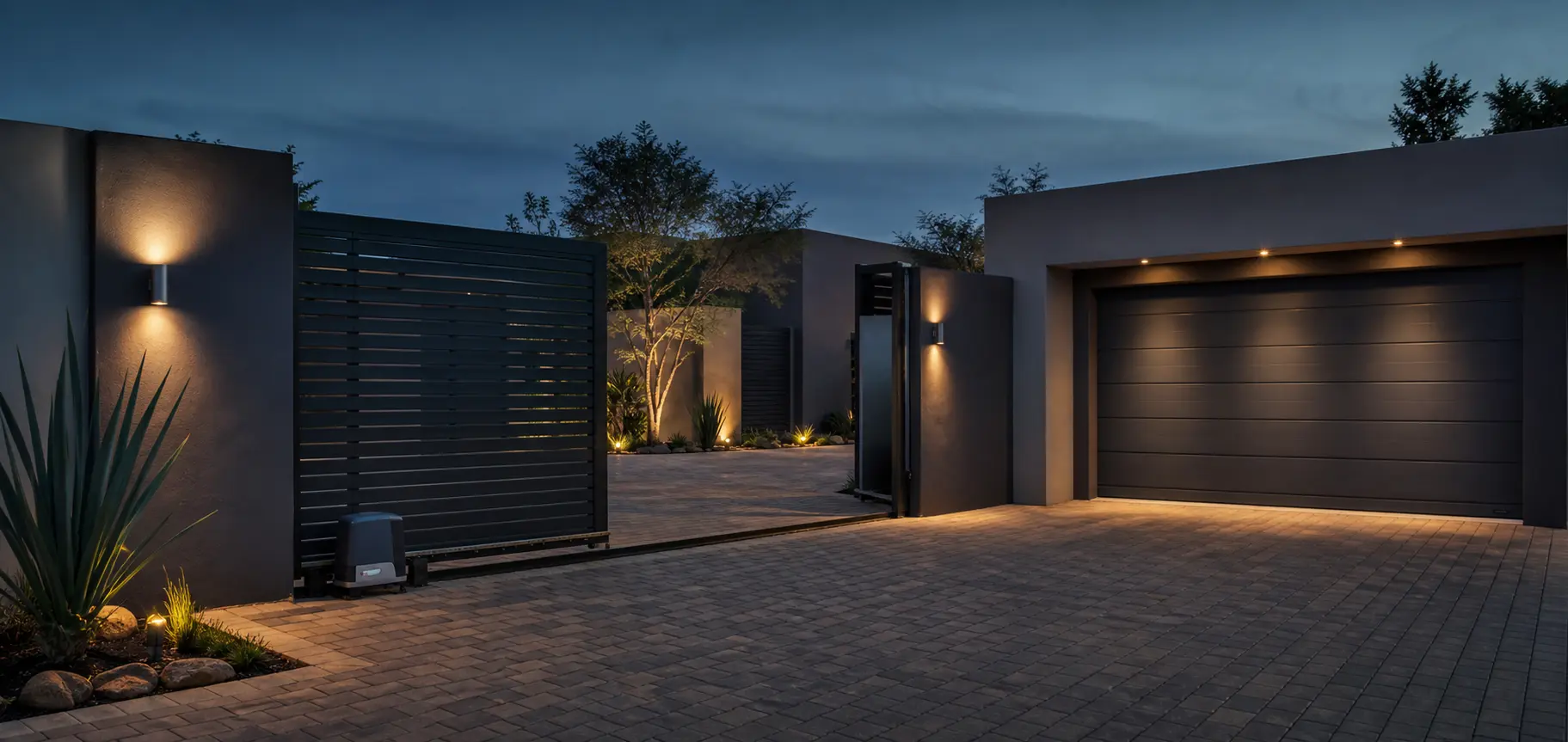 Secure automated gate entrance and access system in Zimbabwe