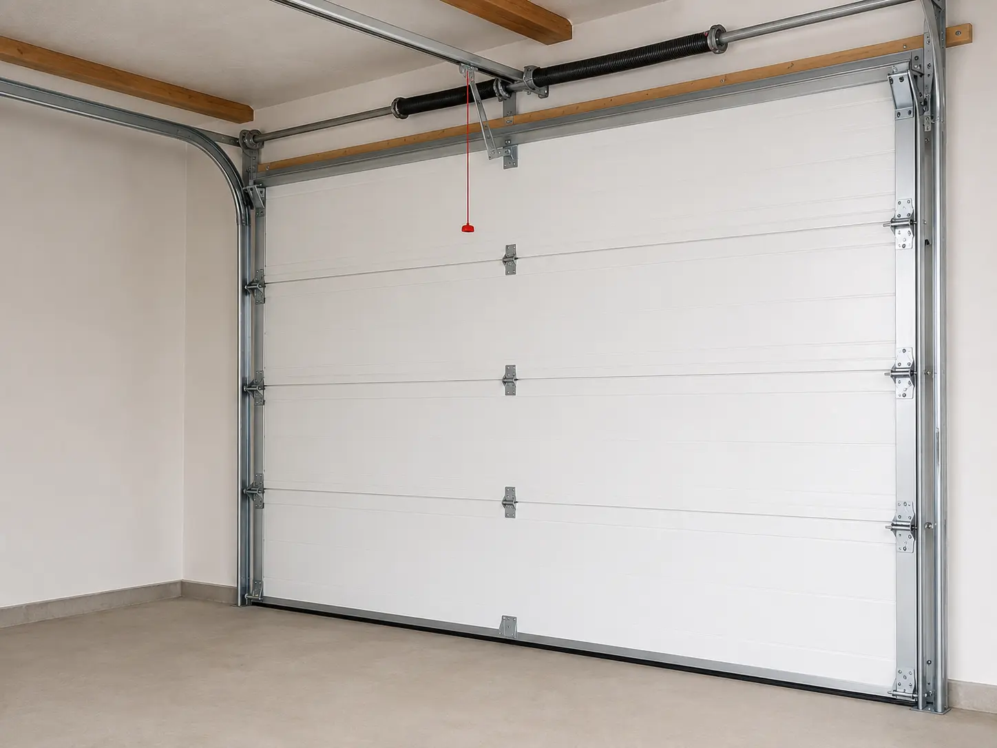 Commercial roll-up garage door installation in Zimbabwe